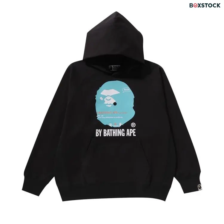 BAPE By Bathing Ape Pullover Hoodie 'Black' Fall/Winter 2023