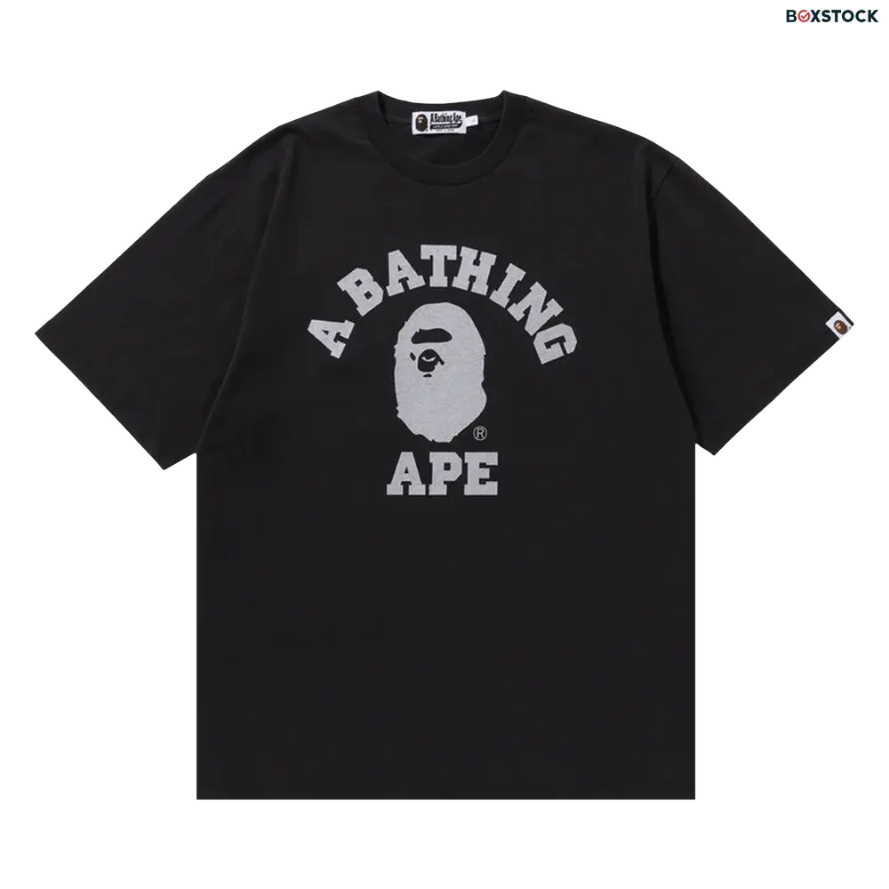 bape BAPE College Overdye Tee 'Black' Fall/Winter 2023