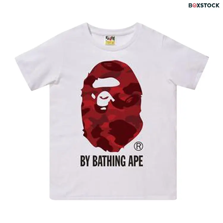 BAPE Color Camo By Bathing Ape Tee 'White/Red'
