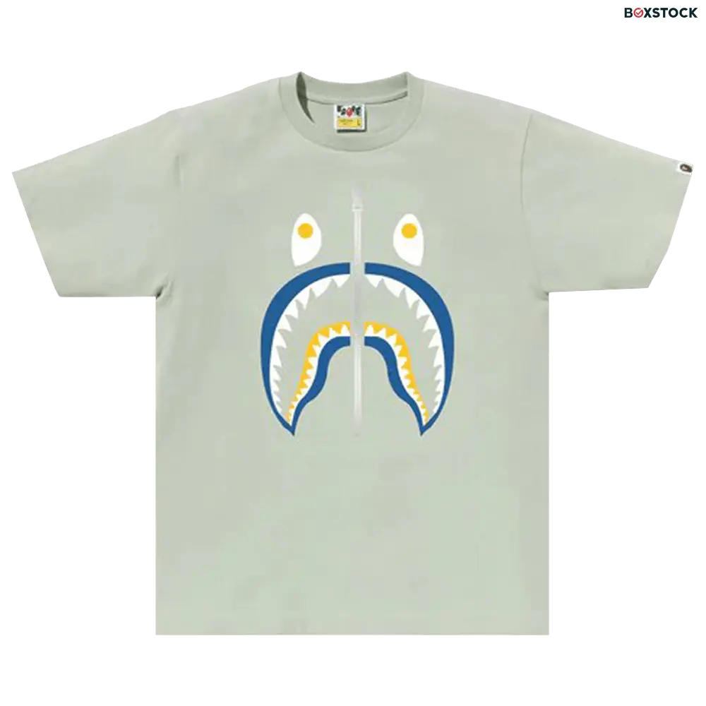 bape BAPE Colors Shark Tee 'Green' Spring/Summer 2023