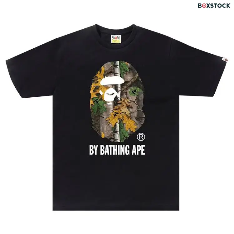 BAPE Forest Camo By Bathing Tee 'Black/Beige' Spring/Summer 2019