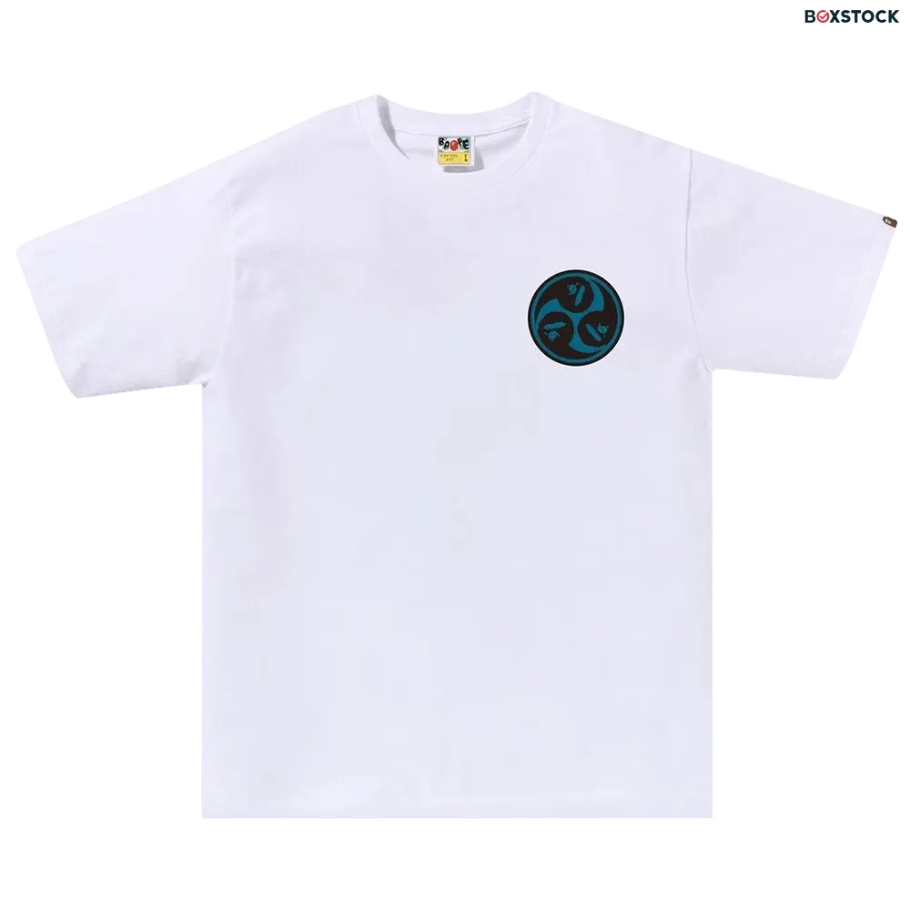 BAPE Japan Culture Mitsudomoe Tee 'White' Fall/Winter 2023