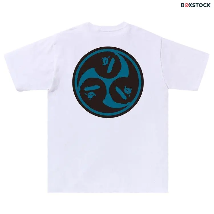 BAPE Japan Culture Mitsudomoe Tee 'White' Fall/Winter 2023