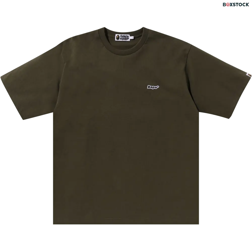 BAPE One Point Relaxed Fit Tee 'Olive Drab' Green Spring/Summer 2023