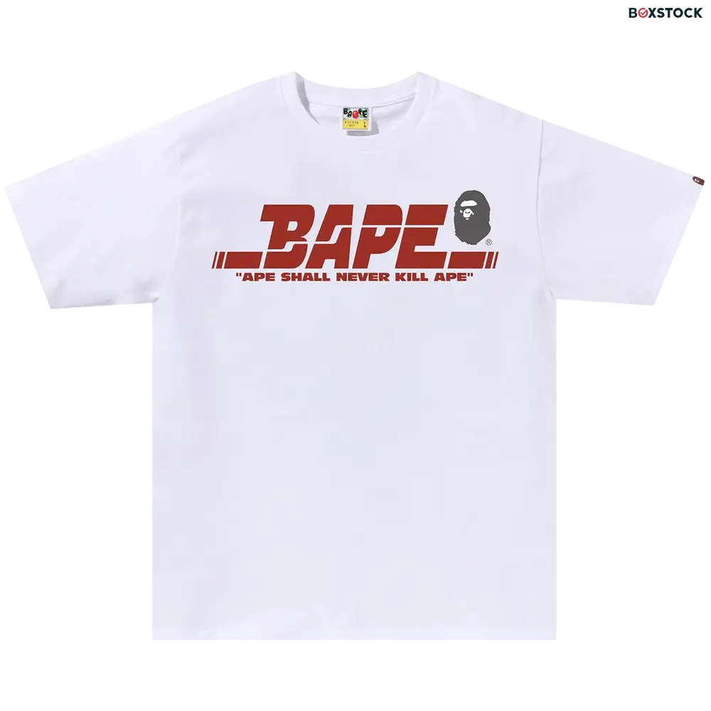 bape BAPE Sports Logo Tee 'White'
