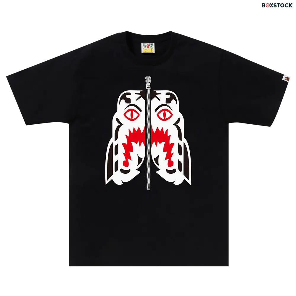 BAPE White Tiger Tee 'Black'