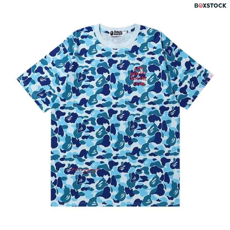 BAPE x Anti Social Social Club ABC Camo Tee 'Blue' Fall/Winter 2020