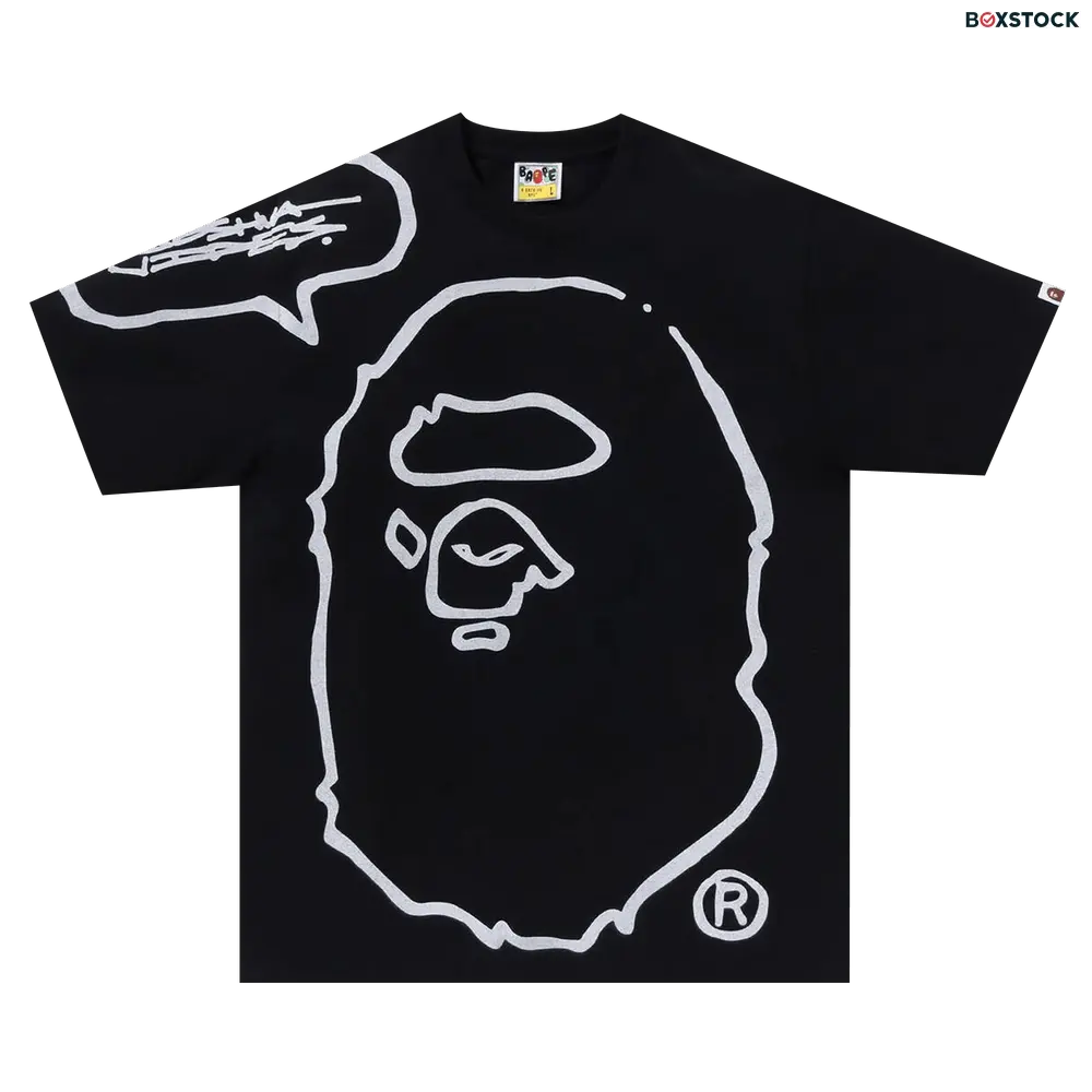 bape BAPE x Joshua Vides Ape Head Tee 'Black' Spring/Summer 2024
