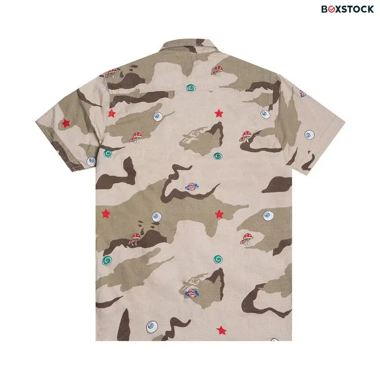 Billionaire Boys Club All Seeing Woven Shirt 'Camo/Smoke' Green Fall/Winter 2021