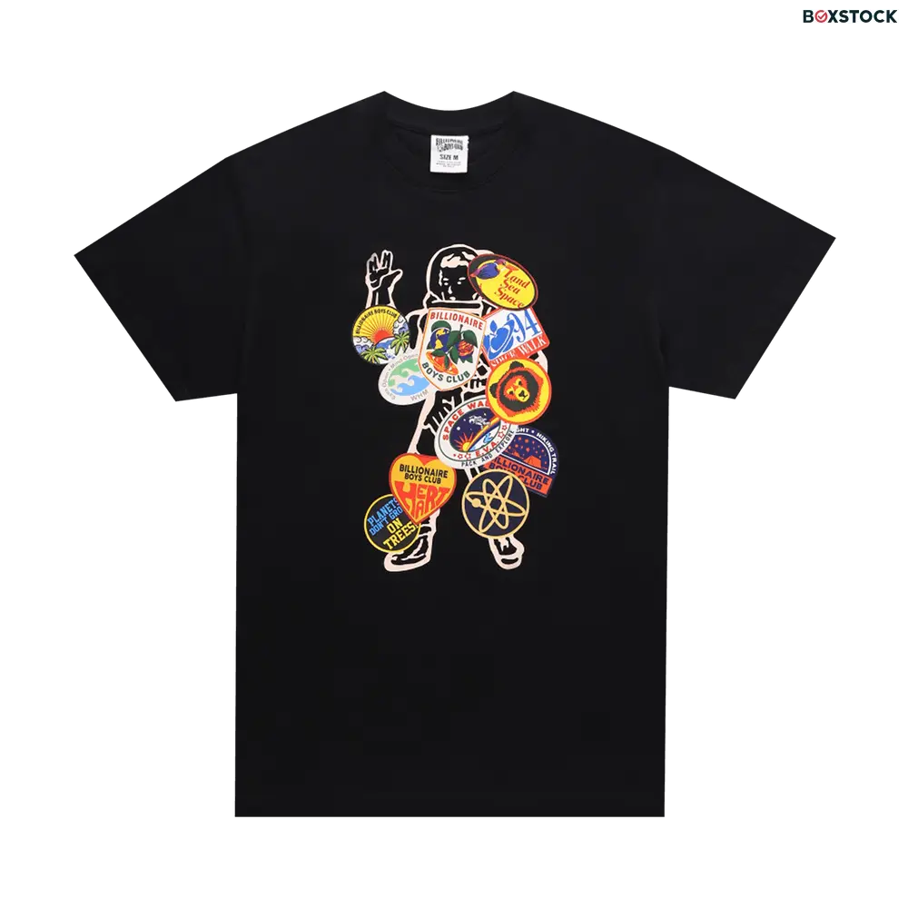 Billionaire Boys Club BB Land Sea Space Short-Sleeve Tee 'Black' Fall/Winter 2022