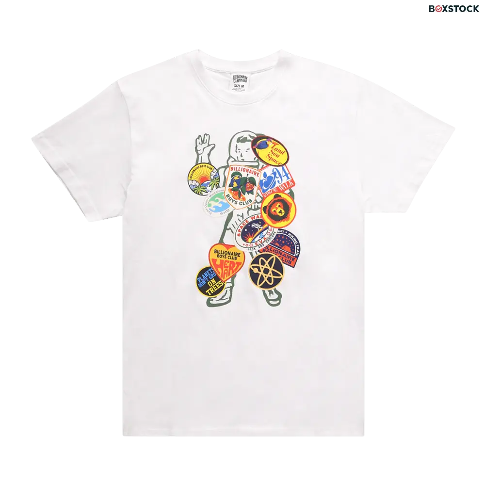 Billionaire Boys Club BB Land Sea Space Short-Sleeve Tee 'White' Fall/Winter 2022
