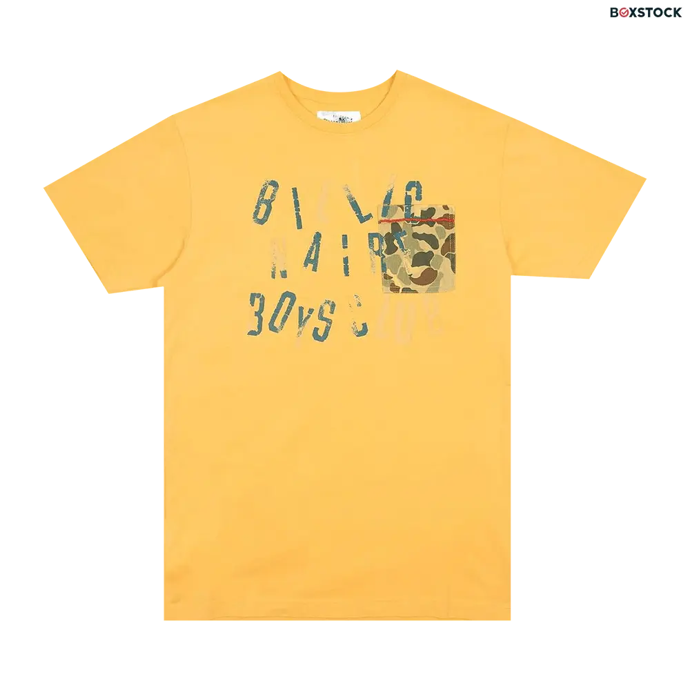 Billionaire Boys Club Camo Pocket Tee 'Yellow' Fall/Winter 2021