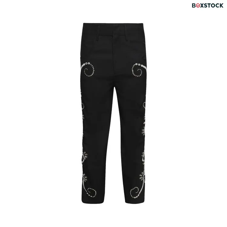 BLUEMARBLE Embroidered Baggy Pants 'Jet Black' Fall/Winter 2024
