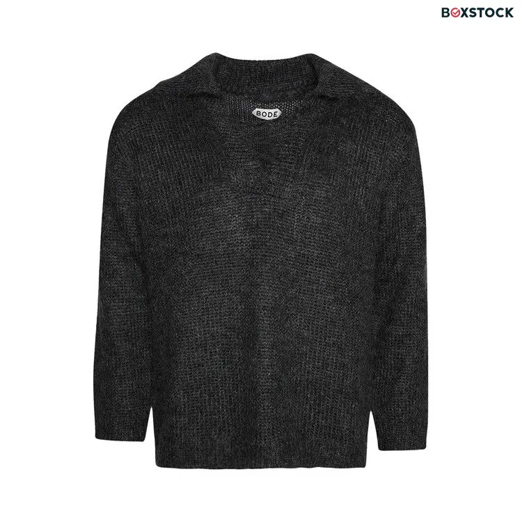 Bode Alpine Pullover 'Grey' Spring/Summer 2024