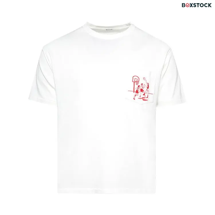 Bode Embroidered Hoop Tee 'White'