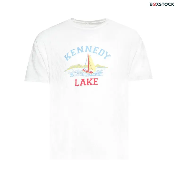 Bode Kennedy Lake Tee 'Cream' White Fall/Winter 2024