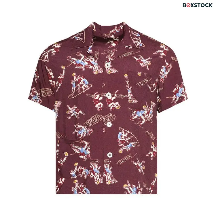 Bode Layup Short-Sleeve Shirt 'Multicolor' Multi-Color Fall/Winter 2024