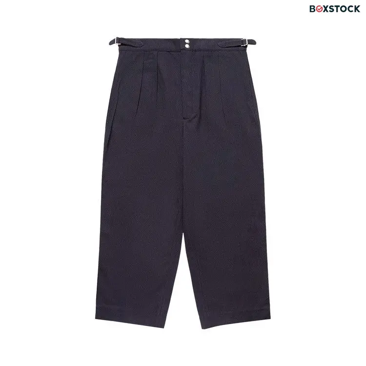 Bode Wide Leg Snap Trouser 'Midnight' Black Fall/Winter 2023