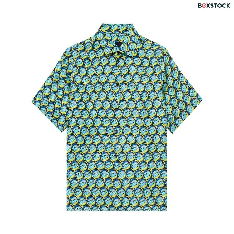BOTTER Classic Fish Shirt 'Blue' Spring/Summer 2023