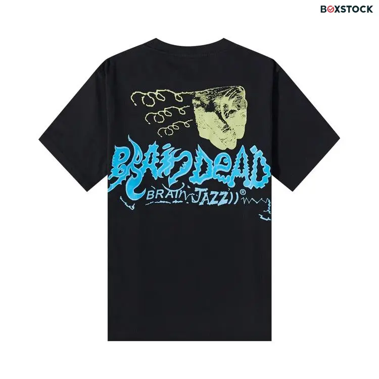 Brain Dead Brain Jazz T-Shirt 'Black' Spring/Summer 2023