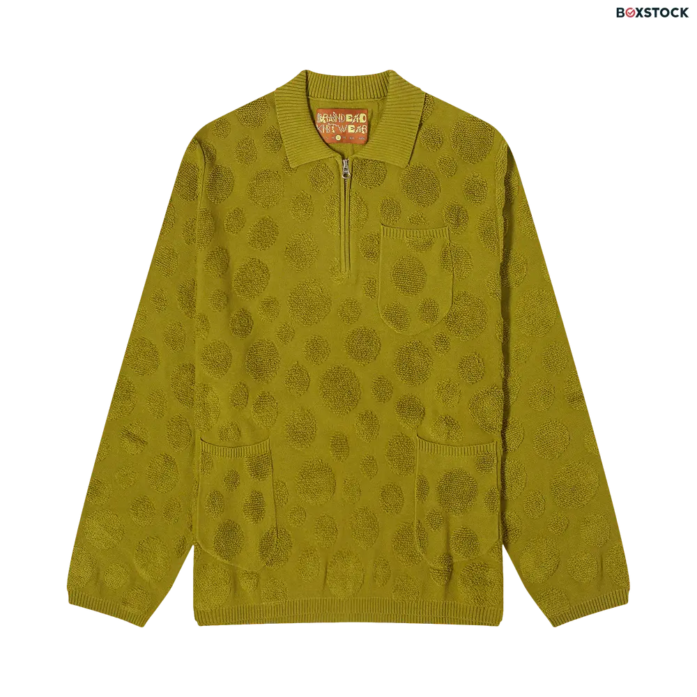 Brain Dead Dot Half Zip...