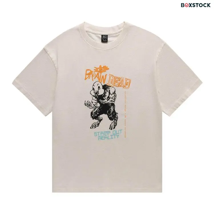 Brain Dead Duck Breast Tee 'Natural' Cream Spring/Summer 2024