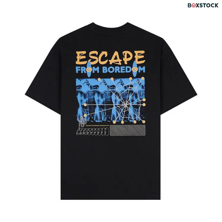 Brain Dead Fantasy Media T-Shirt 'Black' Fall/Winter 2022