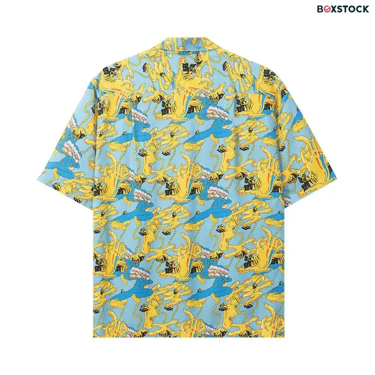 Brain Dead Jonny Negron Bondage Printed Short-Sleeve Hawaiian Shirt 'Blue' Fall/Winter 2020
