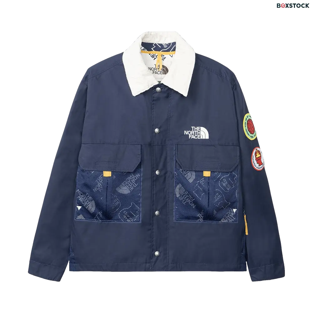 Brain Dead x The North Face 76 Oversized Mountain Chore Coat 'Navy' Blue Fall/Winter 2020