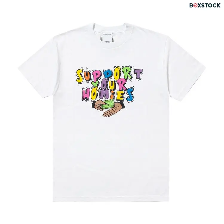 Bricks & Wood Support Your Homies Tee 'White' Spring/Summer 2021