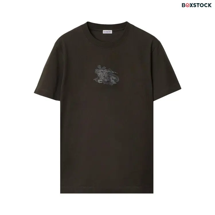 Burberry Graphic Printed Crewneck T-Shirt 'Shadow' Black Fall/Winter 2024