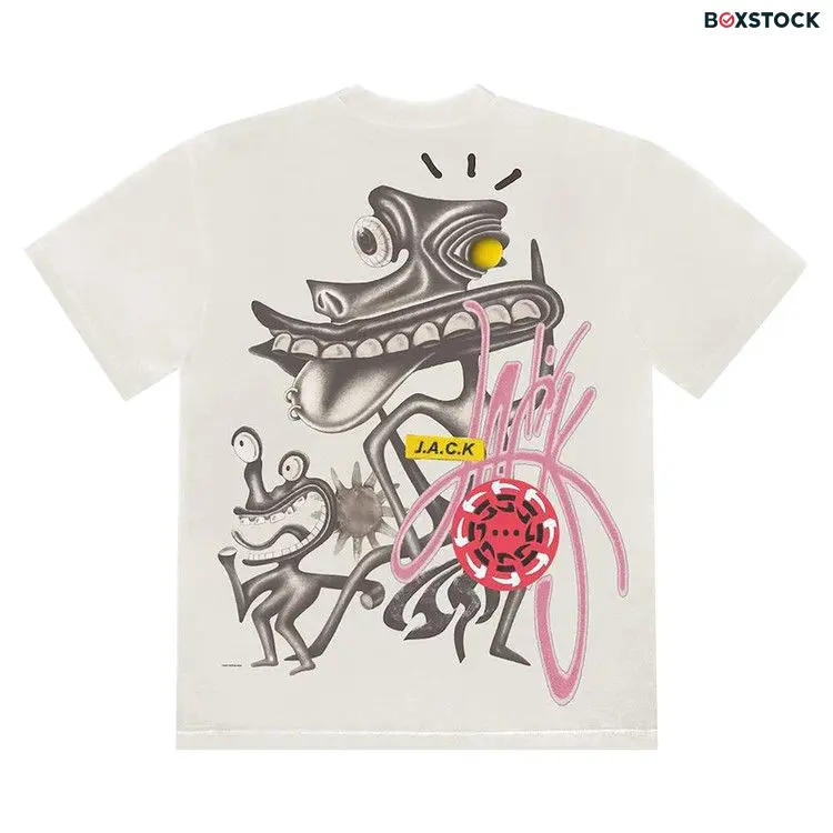 Cactus Jack by Travis Scott Artifacts Tee 'Cream' Spring/Summer 2024