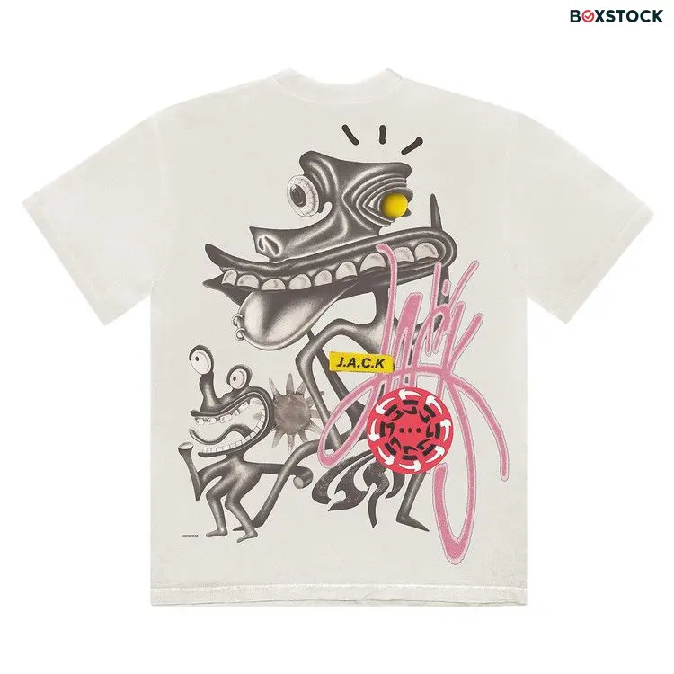 Cactus Jack by Travis Scott Artifacts Tee 'Off White' Cream Spring/Summer 2022