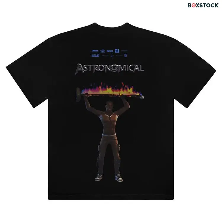 Cactus Jack by Travis Scott Astro Rage T-Shirt 'Black' Spring/Summer 2020