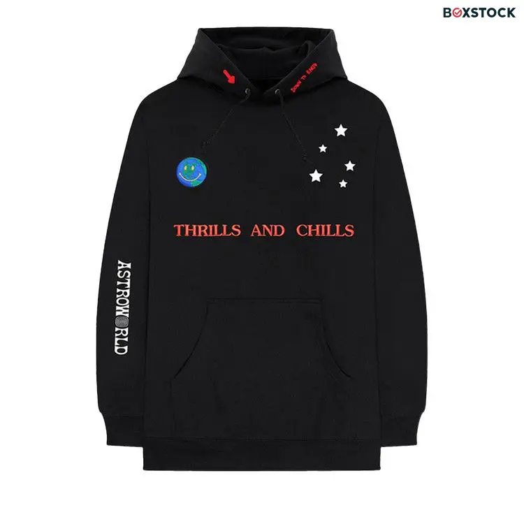 Cactus Jack by Travis Scott Astroworld World Peace Hoodie 'Black' Fall/Winter 2018