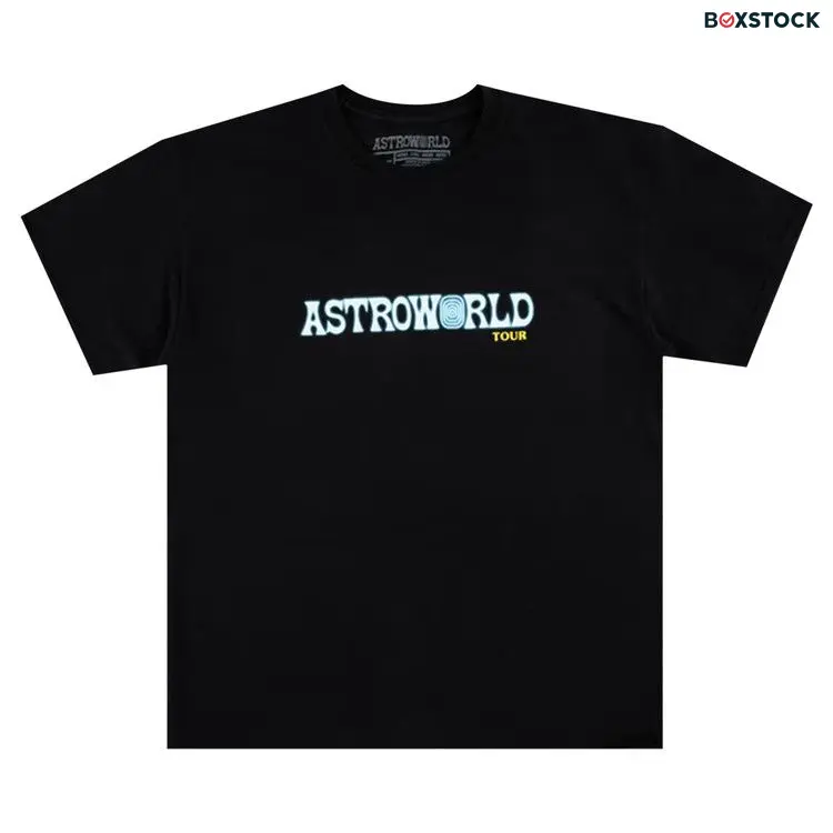 Cactus Jack by Travis Scott Astroworld Tour Tee 'Black' Spring/Summer 2019