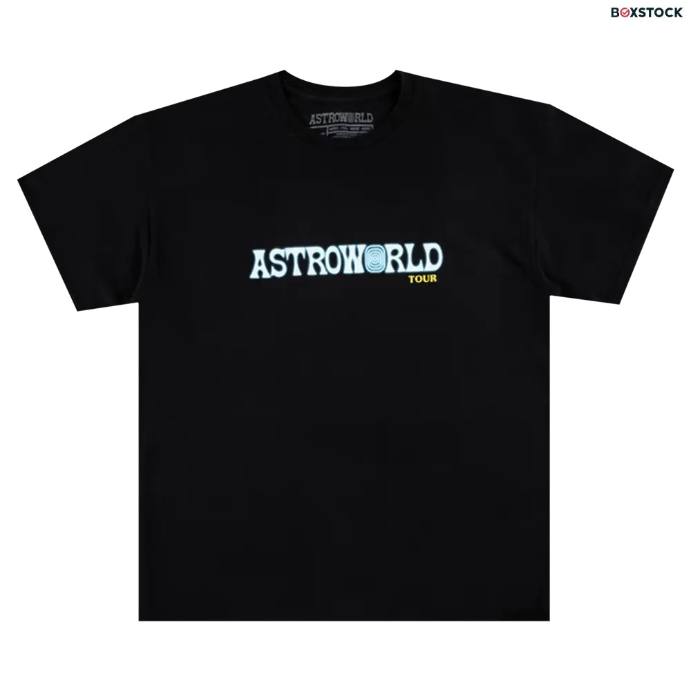 Cactus Jack by Travis Scott Astroworld Tour Tee 'Black' Spring/Summer 2019
