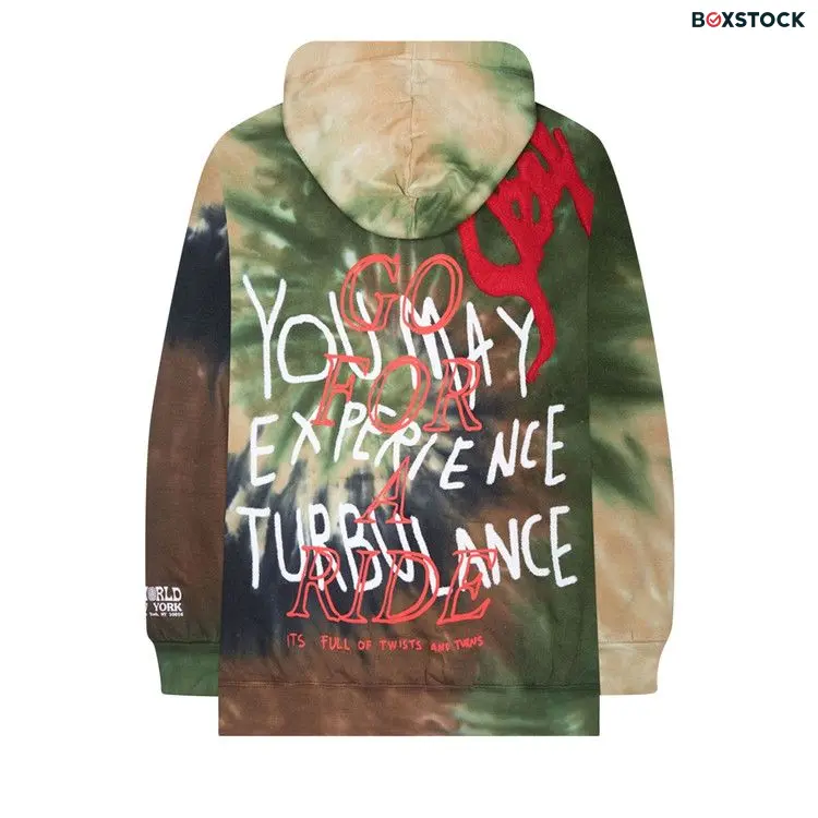 Cactus Jack by Travis Scott Astroworld x DSM NY Screamer Hoodie 'Tie-Dye' Multi-Color Spring/Summer 2019