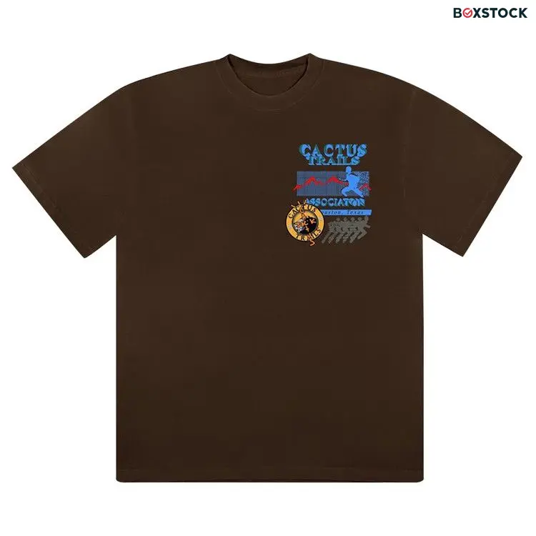 Cactus Jack by Travis Scott Cactus Trails Assn T-Shirt 'Brown' Spring/Summer 2020