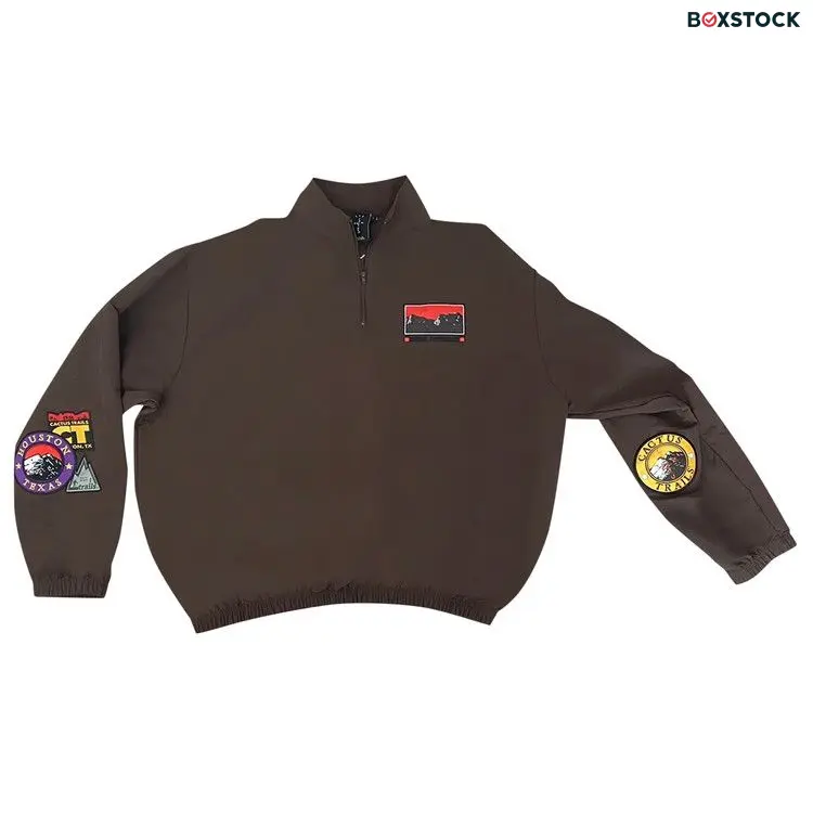 Cactus Jack by Travis Scott Cactus Trails Half-Zip Windbreaker 'Brown' Spring/Summer 2020