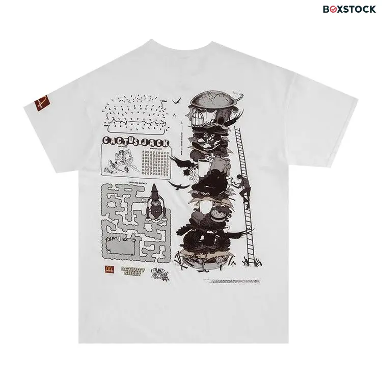 Cactus Jack by Travis Scott Connect The Dots T-Shirt 'White' Fall/Winter 2020