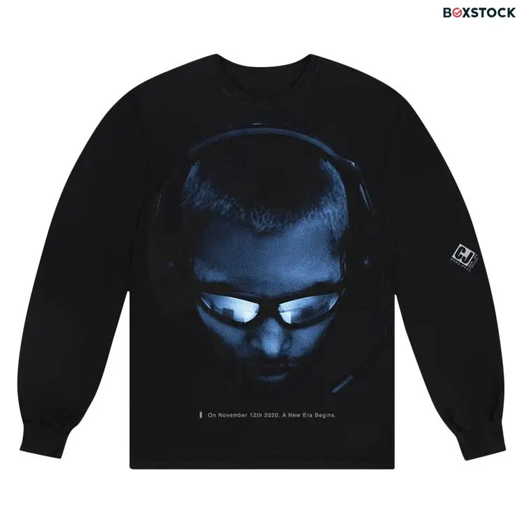 Cactus Jack by Travis Scott Corrupted Long-Sleeve T-Shirt 'Black' Fall/Winter 2020