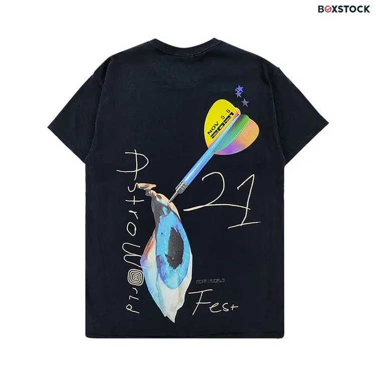 Cactus Jack by Travis Scott Dart Tee 'Black' Fall/Winter 2021