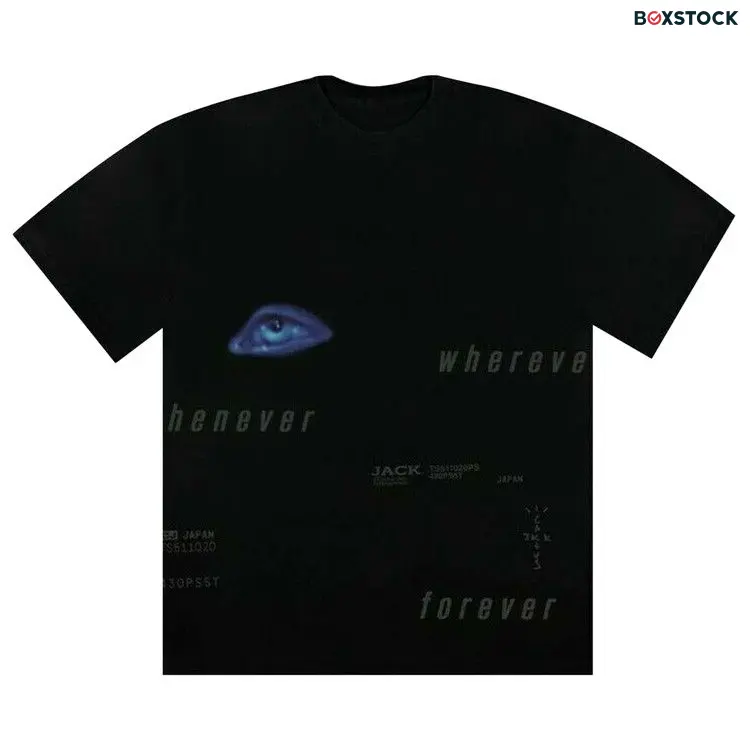 Cactus Jack by Travis Scott Digital Eye T-Shirt II 'Black' Fall/Winter 2020