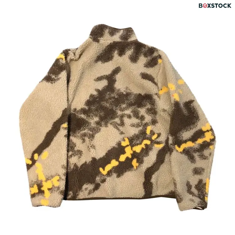 Cactus Jack by Travis Scott Half-Zip Sherpa Pullover 'Cream' Spring/Summer 2020