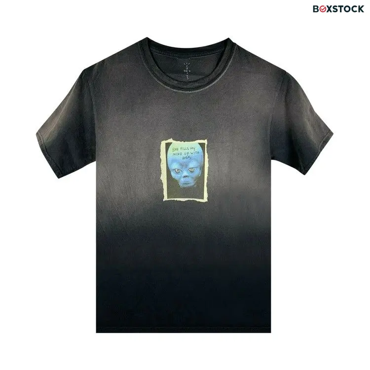 Cactus Jack by Travis Scott Highest In The Room Alien T-Shirt 'Mind Grey' Fall/Winter 2019