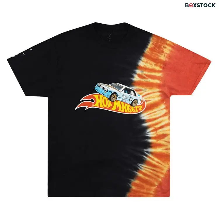 Cactus Jack by Travis Scott JACKBOYS Racing T-Shirt 'Tie-Dye' Multi-Color Fall/Winter 2019