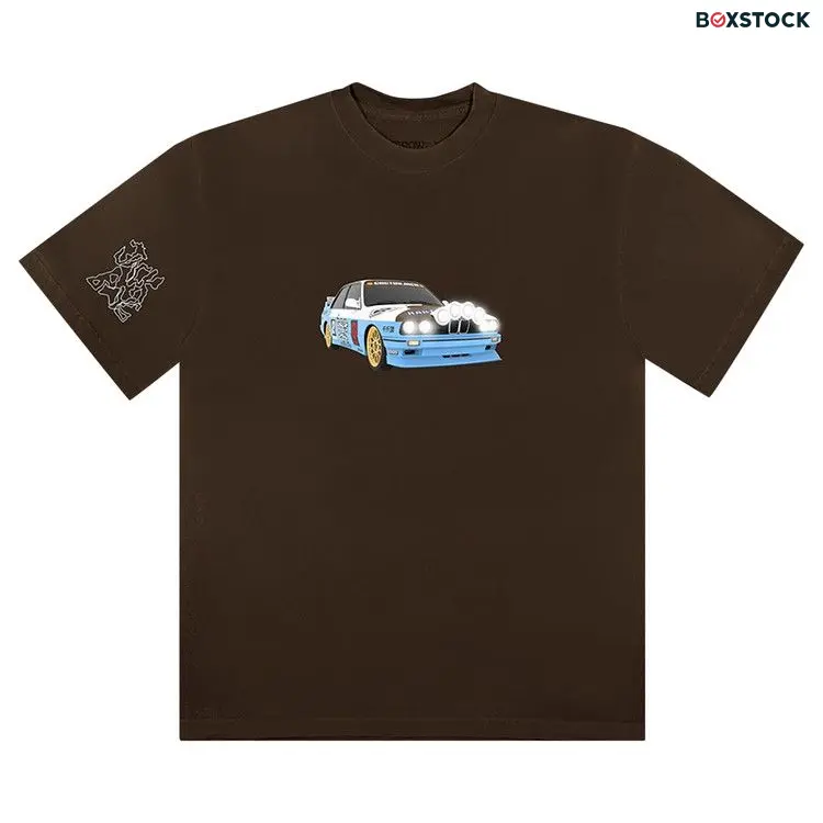 Cactus Jack by Travis Scott JACKBOYS Vehicle T-Shirt V 'Brown' Fall/Winter 2019