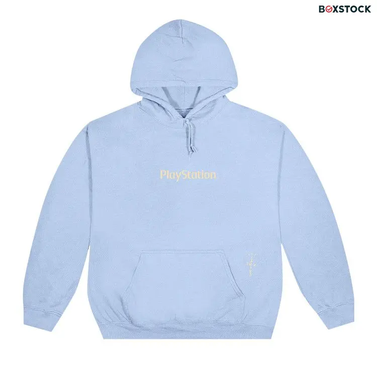 Cactus Jack by Travis Scott Motherboard Hoodie I 'Light Blue' Fall/Winter 2020