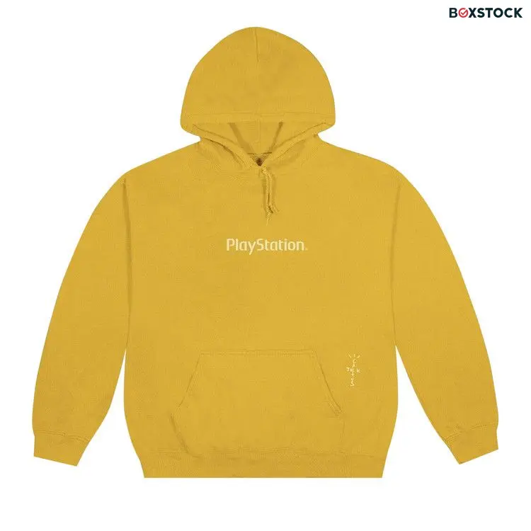 Cactus Jack by Travis Scott Motherboard IV Hoodie 'Gold' Yellow Fall/Winter 2020